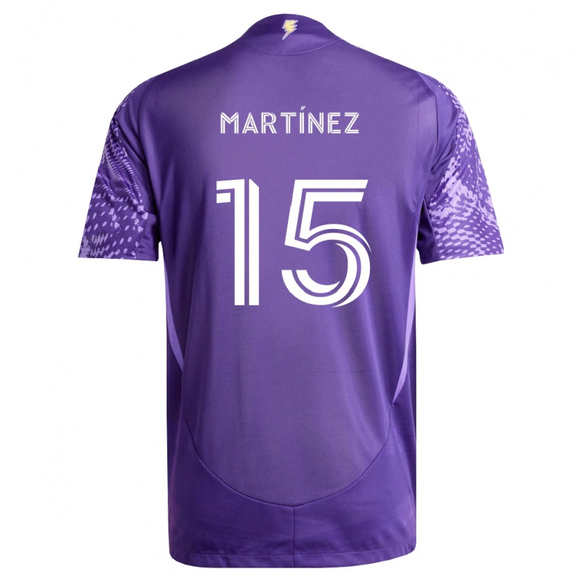 Danxen Mulher Camisola Antonio Martínez #15 Roxo Branco Principal 2026/27 Camisa
