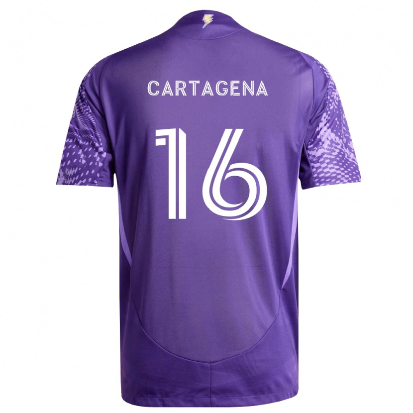 Danxen Mulher Camisola Wilder Cartagena #16 Roxo Branco Principal 2026/27 Camisa