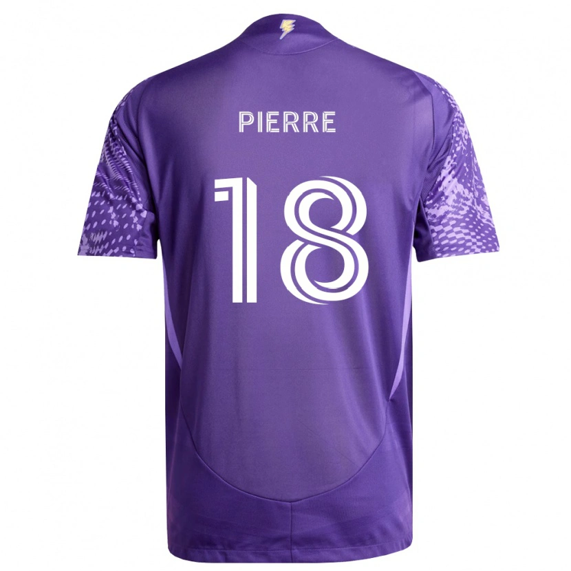 Danxen Mulher Camisola Nikolai Pierre #18 Roxo Branco Principal 2026/27 Camisa