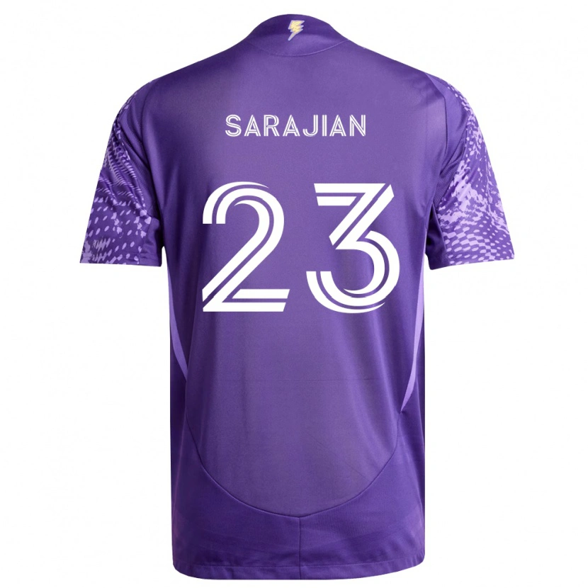 Danxen Mulher Camisola Harvey Sarajian #23 Roxo Branco Principal 2026/27 Camisa