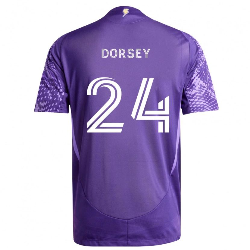 Danxen Mulher Camisola Griffin Dorsey #24 Roxo Branco Principal 2026/27 Camisa
