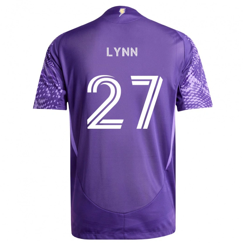 Danxen Mulher Camisola Jack Lynn #27 Roxo Branco Principal 2026/27 Camisa