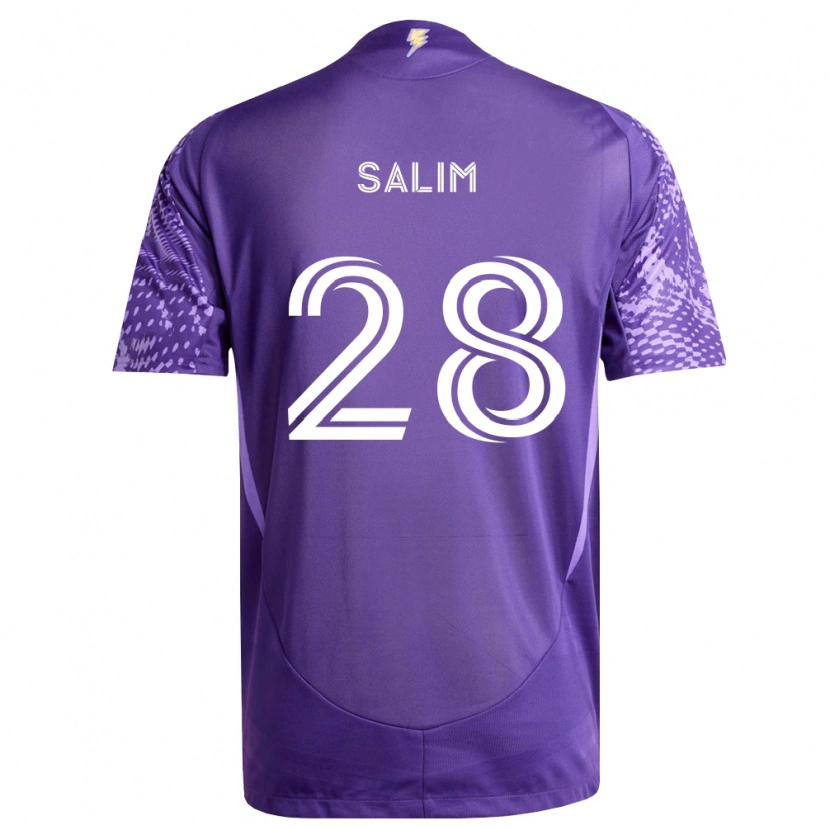 Danxen Mulher Camisola Abdi Salim #28 Roxo Branco Principal 2026/27 Camisa
