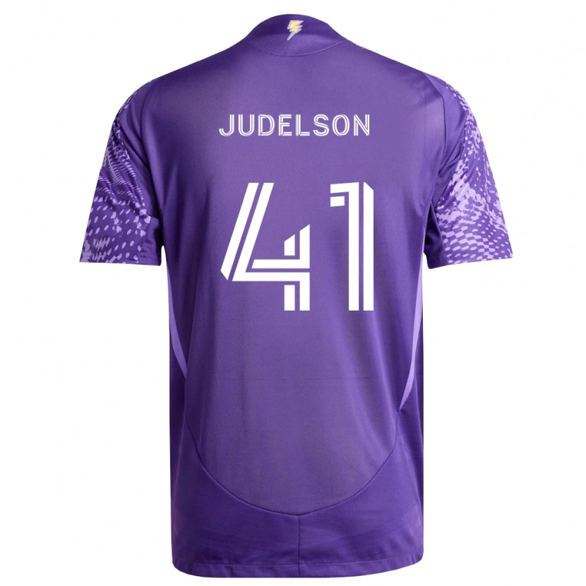 Danxen Mulher Camisola Dylan Judelson #41 Roxo Branco Principal 2026/27 Camisa