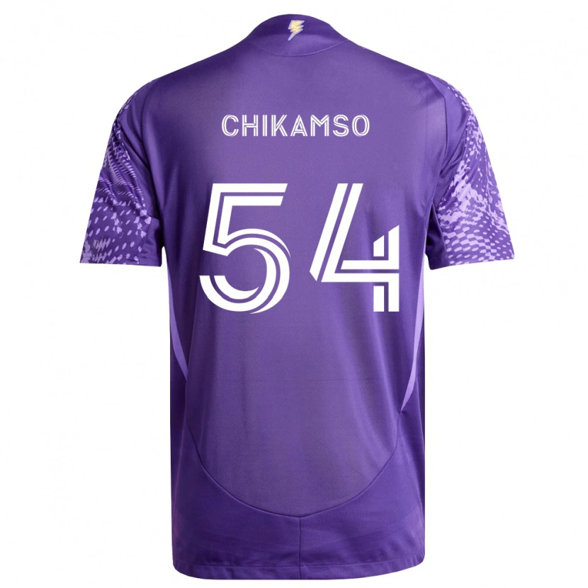 Danxen Mulher Camisola Albright Chikamso #54 Roxo Branco Principal 2026/27 Camisa