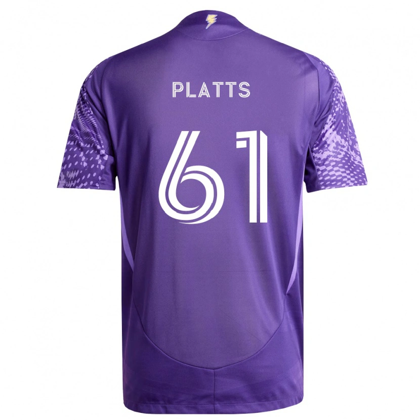 Danxen Mulher Camisola Jackson Platts #61 Roxo Branco Principal 2026/27 Camisa