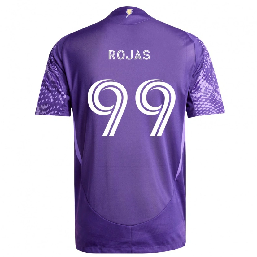 Danxen Mulher Camisola Juan Rojas #99 Roxo Branco Principal 2026/27 Camisa