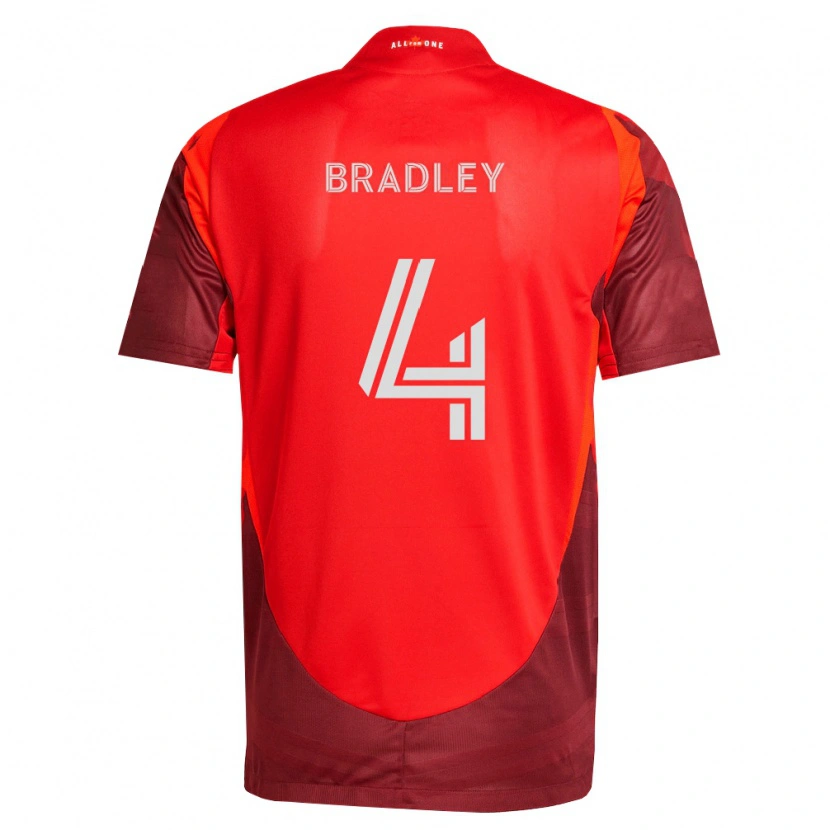 Danxen Mulher Camisola Michael Bradley #4 Borgonha Vermelho Principal 2026/27 Camisa