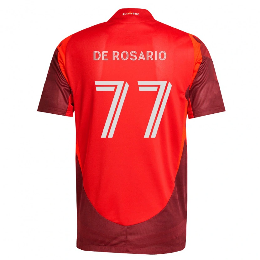 Danxen Mulher Camisola Adisa De Rosario #77 Borgonha Vermelho Principal 2026/27 Camisa