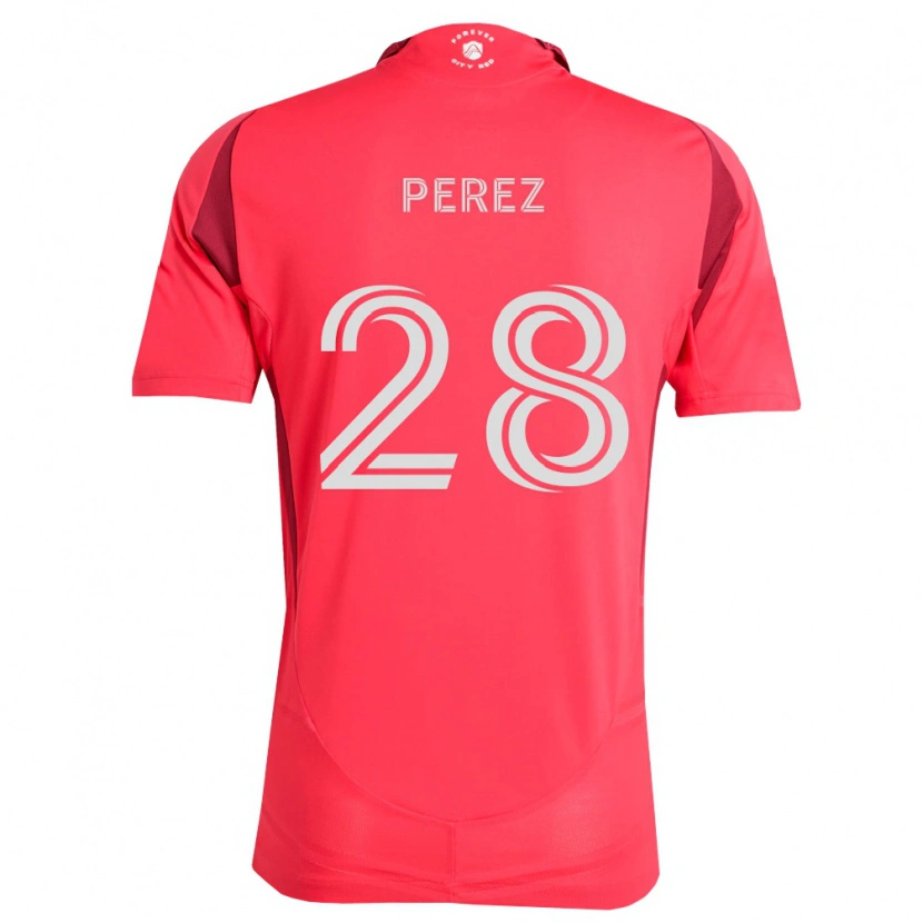 Danxen Mulher Camisola Miguel Perez #28 Magenta Branco Principal 2026/27 Camisa