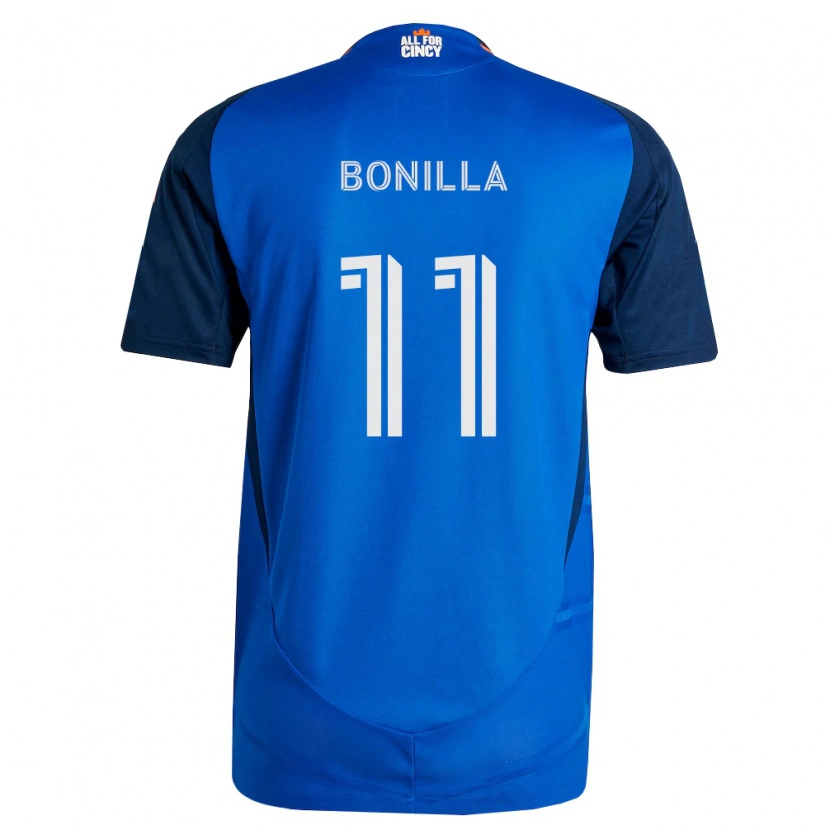 Danxen Mulher Camisola Jarell Bonilla #11 Azul Real Laranja Principal 2026/27 Camisa