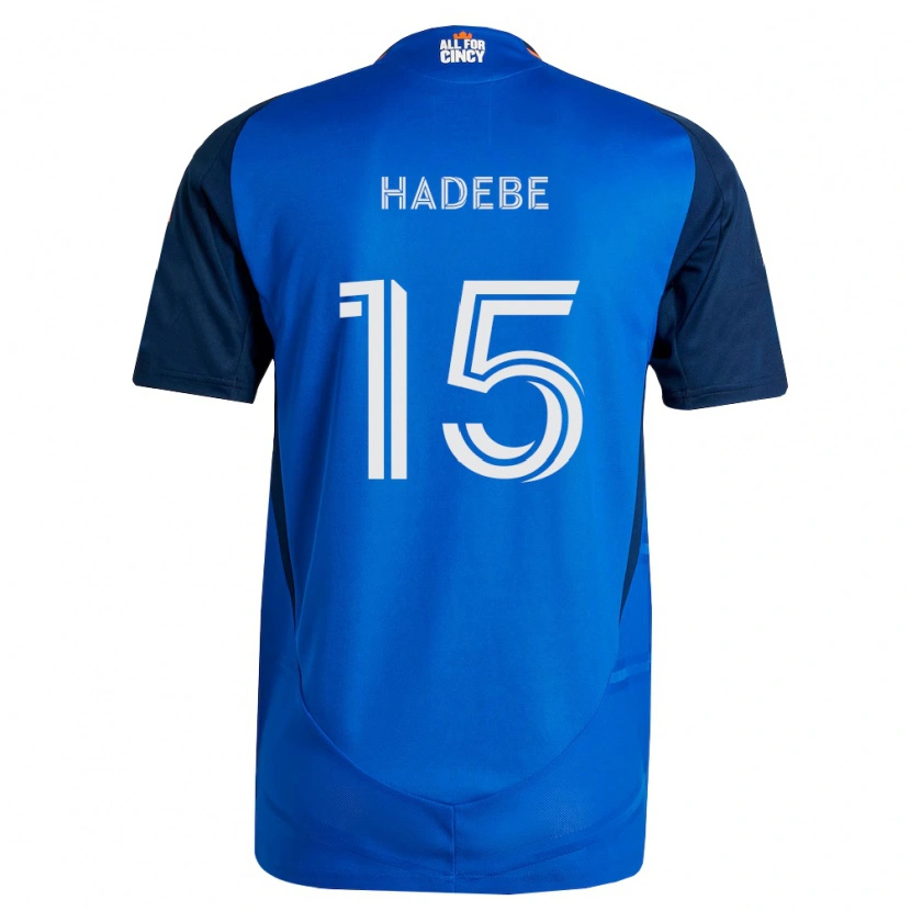 Danxen Mulher Camisola Teenage Hadebe #15 Azul Real Laranja Principal 2026/27 Camisa