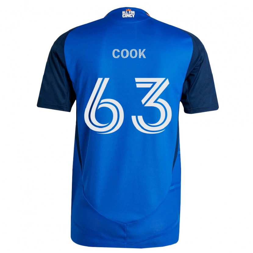 Danxen Mulher Camisola Steel Cook #63 Azul Real Laranja Principal 2026/27 Camisa