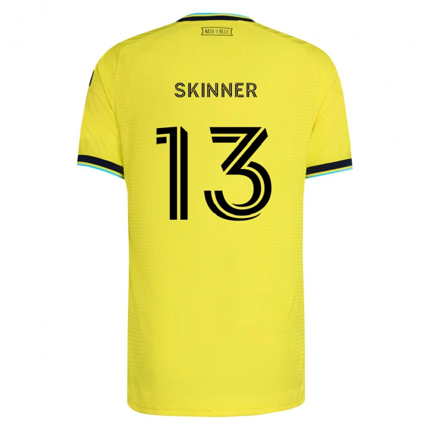 Danxen Mulher Camisola Joey Skinner #13 Amarelo Brilhante Azul Marinho Principal 2026/27 Camisa