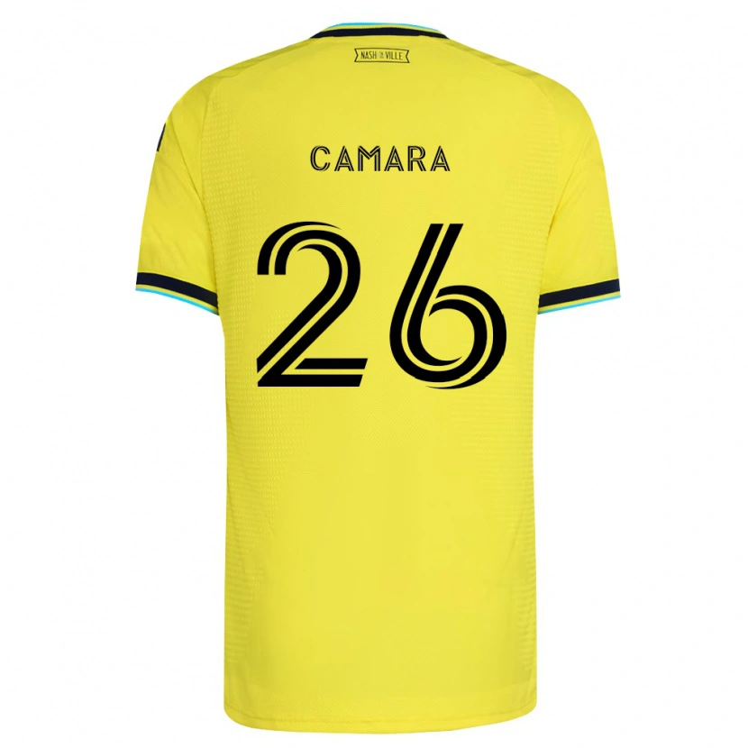 Danxen Mulher Camisola Famara Camara #26 Amarelo Brilhante Azul Marinho Principal 2026/27 Camisa
