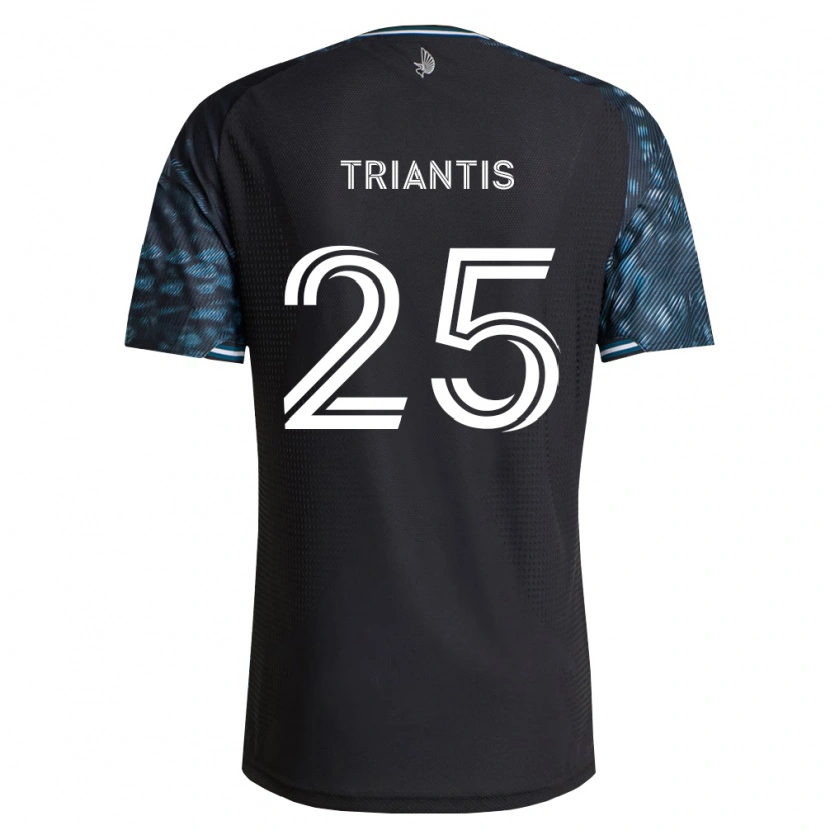 Danxen Mulher Camisola Nectarios Triantis #25 Preto Branco Principal 2026/27 Camisa