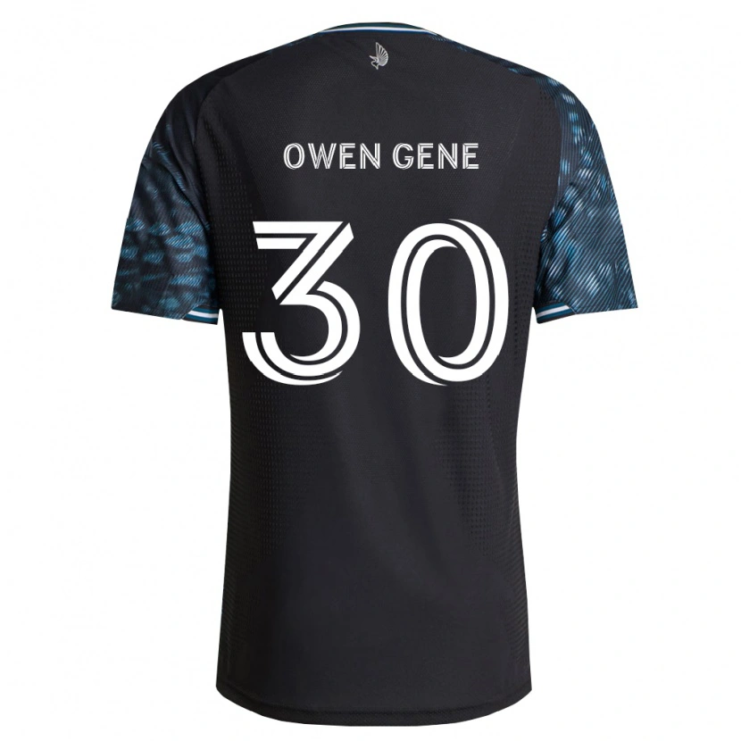 Danxen Mulher Camisola Owen Gene #30 Preto Branco Principal 2026/27 Camisa