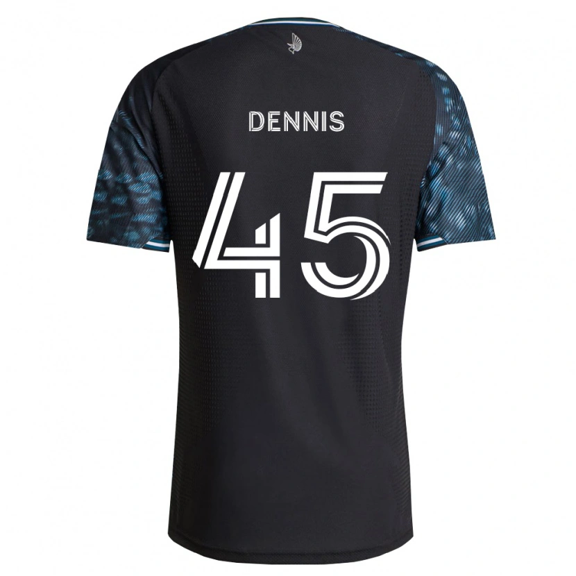 Danxen Mulher Camisola Tim Dennis #45 Preto Branco Principal 2026/27 Camisa