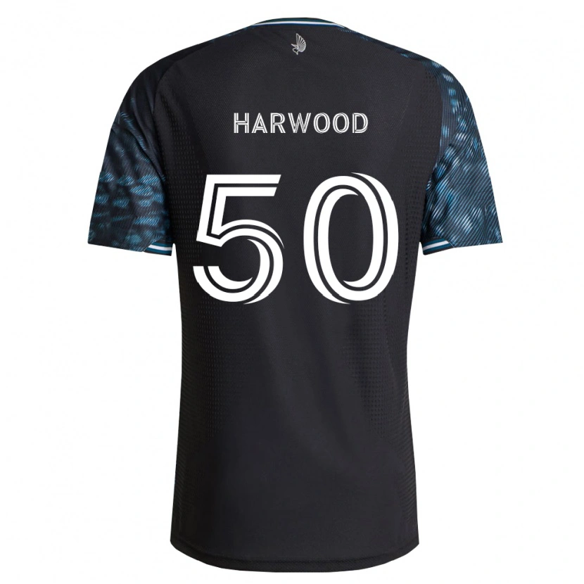 Danxen Mulher Camisola Max Harwood #50 Preto Branco Principal 2026/27 Camisa