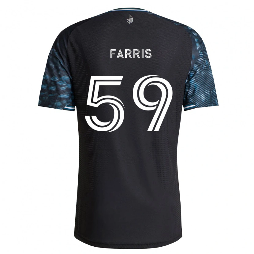Danxen Mulher Camisola John Farris #59 Preto Branco Principal 2026/27 Camisa