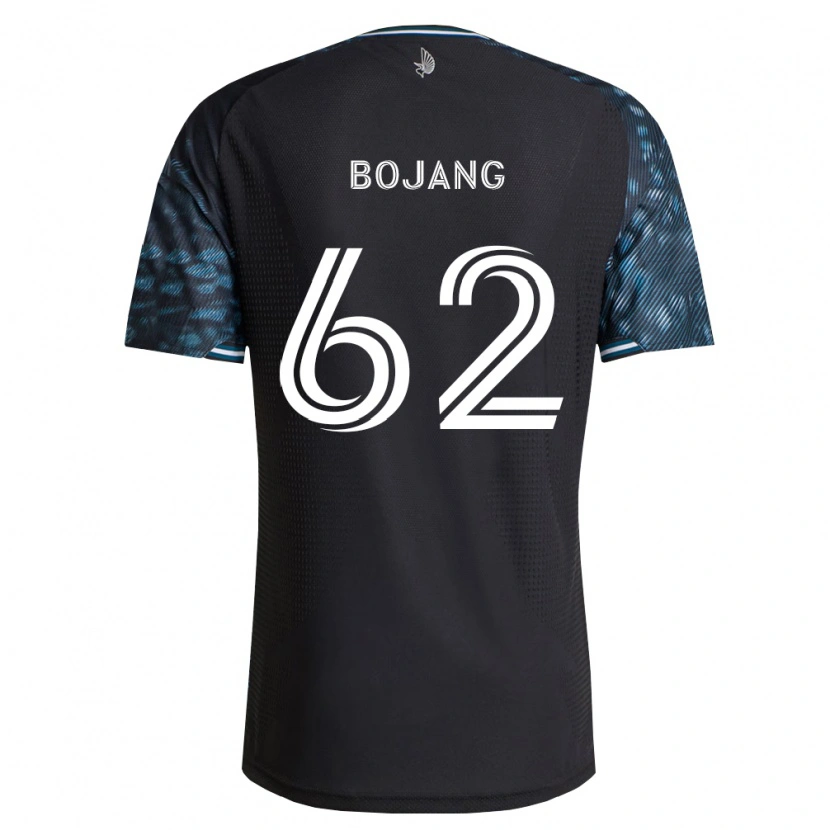 Danxen Mulher Camisola Mohammad Bojang #62 Preto Branco Principal 2026/27 Camisa