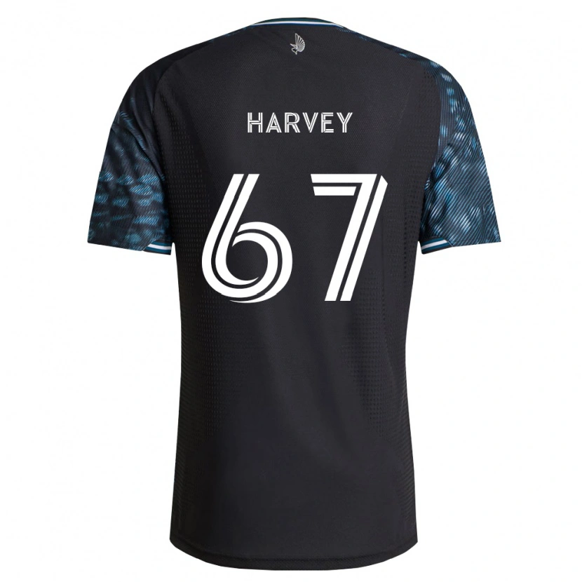 Danxen Mulher Camisola Carlos Harvey #67 Preto Branco Principal 2026/27 Camisa