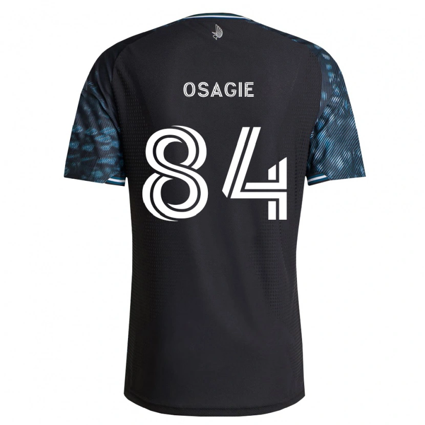 Danxen Mulher Camisola Nosazena Osagie #84 Preto Branco Principal 2026/27 Camisa