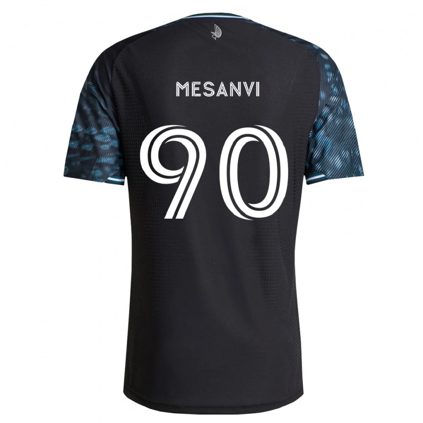 Danxen Mulher Camisola Loïc Mesanvi #90 Preto Branco Principal 2026/27 Camisa