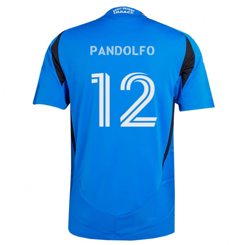 Danxen Mulher Camisola Gabriel Pandolfo #12 Azul Branco Preto Principal 2026/27 Camisa