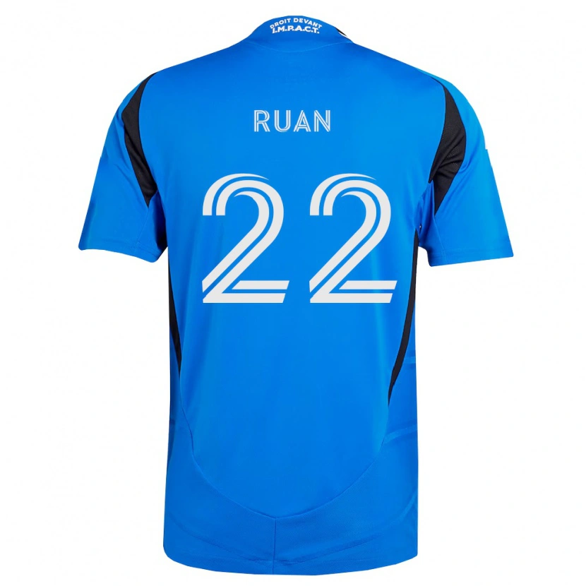 Danxen Mulher Camisola Ruan #22 Azul Branco Preto Principal 2026/27 Camisa