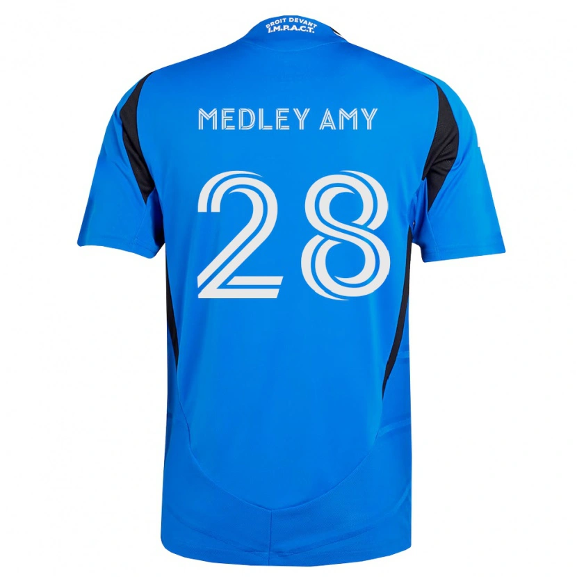 Danxen Mulher Camisola Medley Amy #28 Azul Branco Preto Principal 2026/27 Camisa