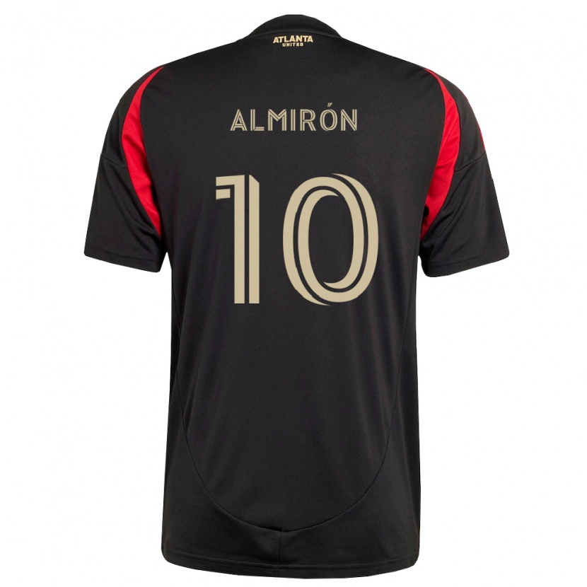 Danxen Mulher Camisola Miguel Almirón #10 Preto Vermelho Principal 2026/27 Camisa