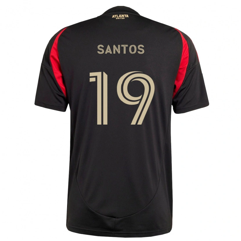 Danxen Mulher Camisola Sergio Santos #19 Preto Vermelho Principal 2026/27 Camisa