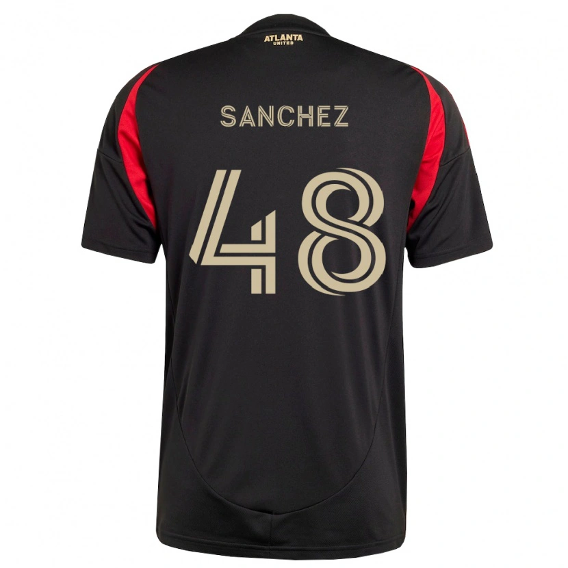 Danxen Mulher Camisola Cooper Sanchez #48 Preto Vermelho Principal 2026/27 Camisa