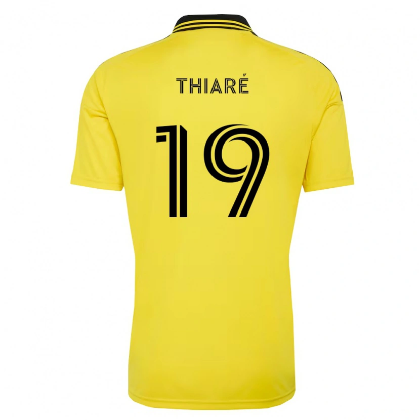 Danxen Mulher Camisola Jamal Thiaré #19 Amarelo Preto Principal 2026/27 Camisa