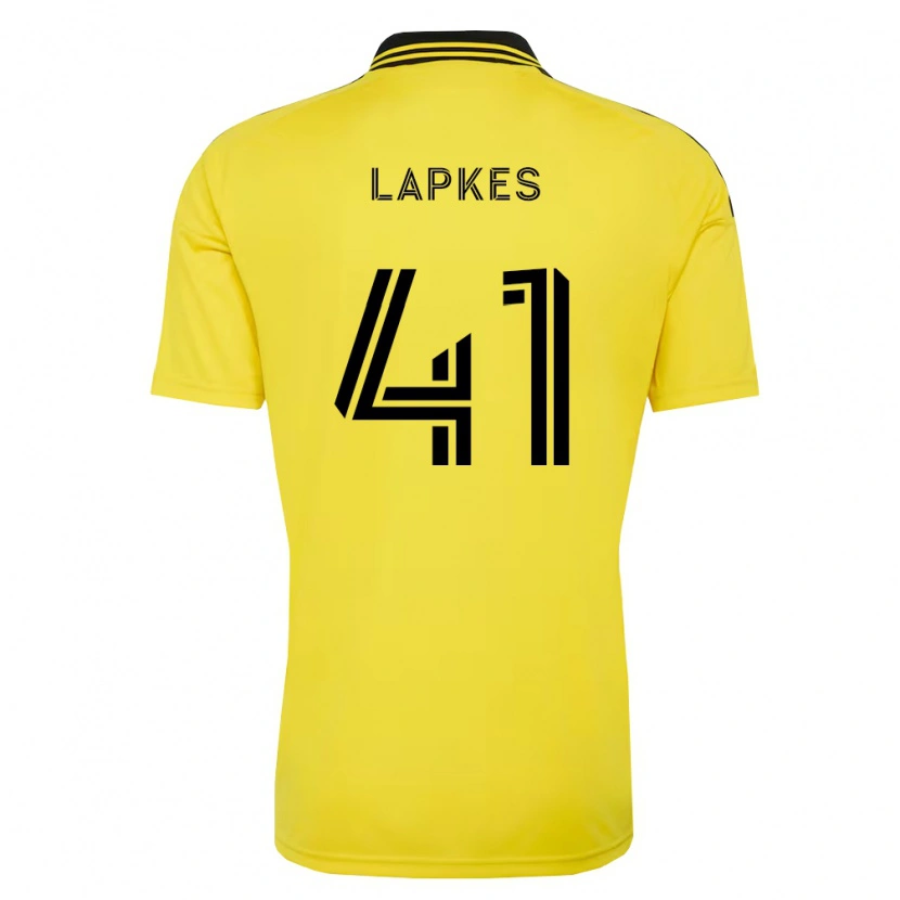 Danxen Mulher Camisola Stanislav Lapkes #41 Amarelo Preto Principal 2026/27 Camisa