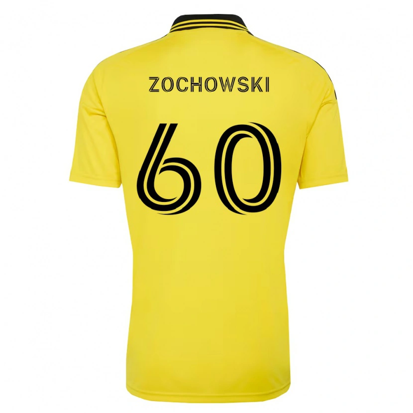 Danxen Mulher Camisola Alex Zochowski #60 Amarelo Preto Principal 2026/27 Camisa