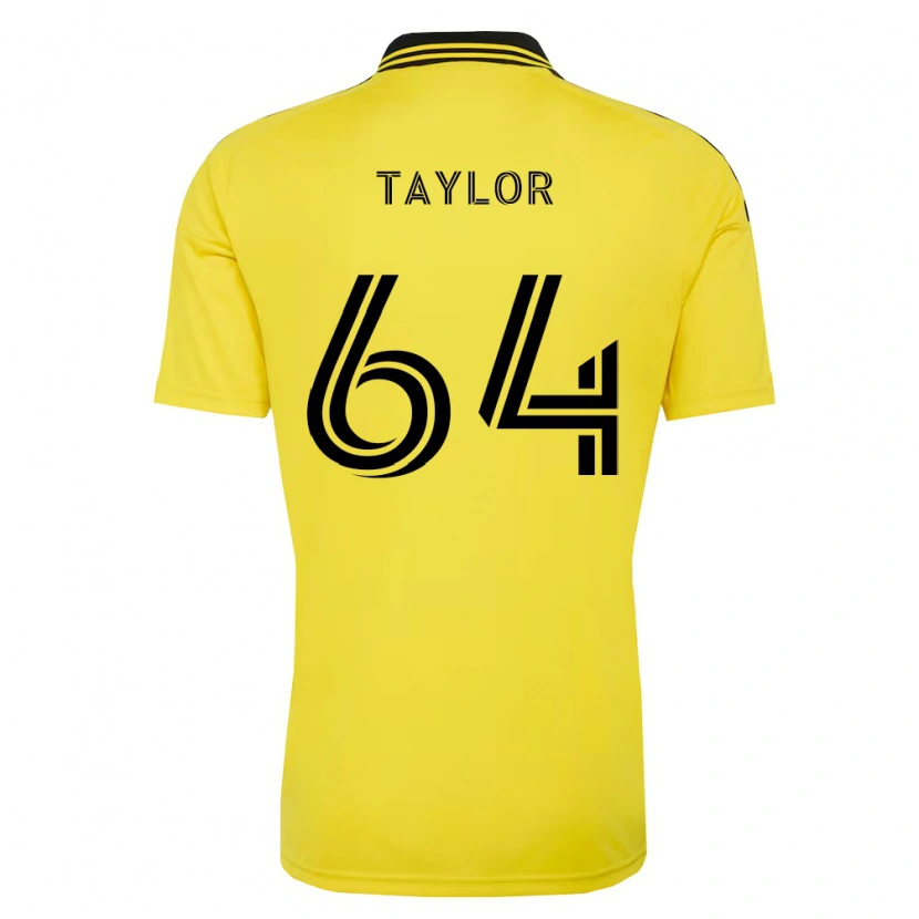 Danxen Mulher Camisola Oneal Taylor #64 Amarelo Preto Principal 2026/27 Camisa