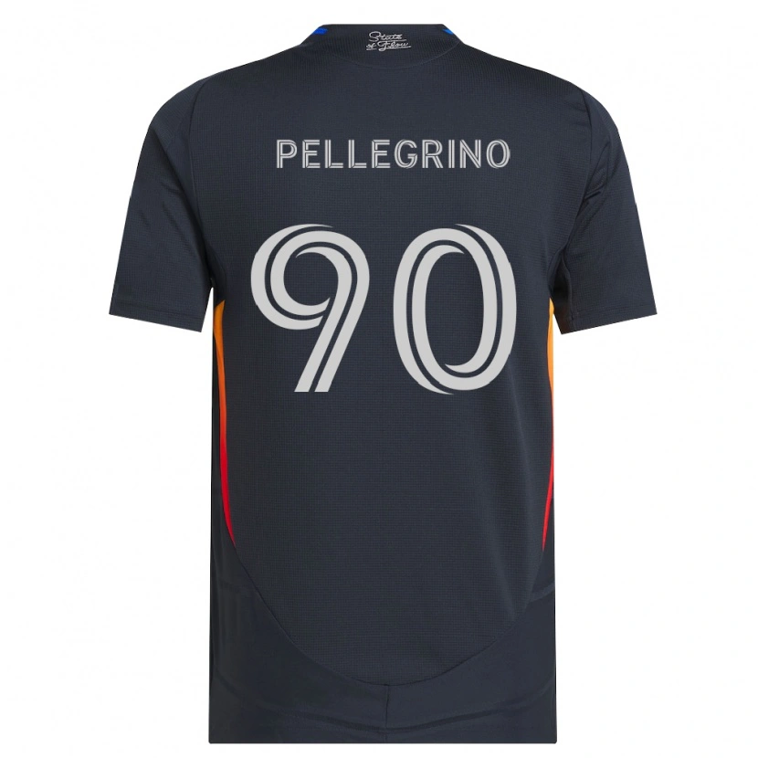 Danxen Mulher Camisola Amahl Pellegrino #90 Cinza Escuro Vermelho Principal 2026/27 Camisa