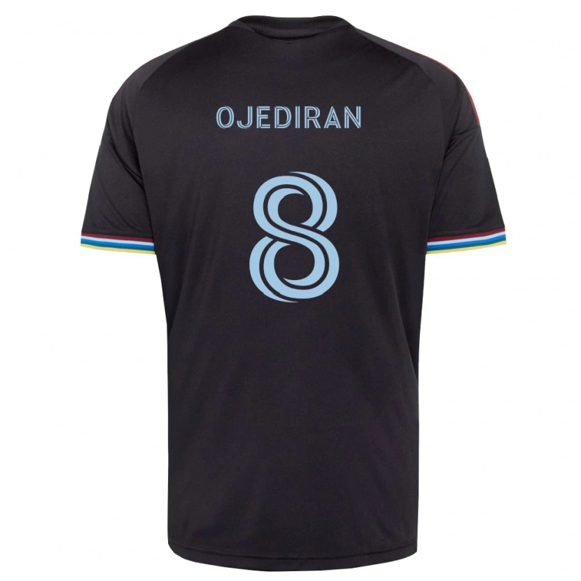 Danxen Mulher Camisola Hamzat Ojediran #8 Preto Azul Celeste Principal 2026/27 Camisa