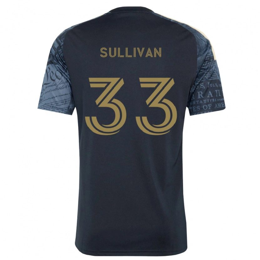 Danxen Mulher Camisola Quinn Sullivan #33 Azul Marinho Marrom Principal 2026/27 Camisa