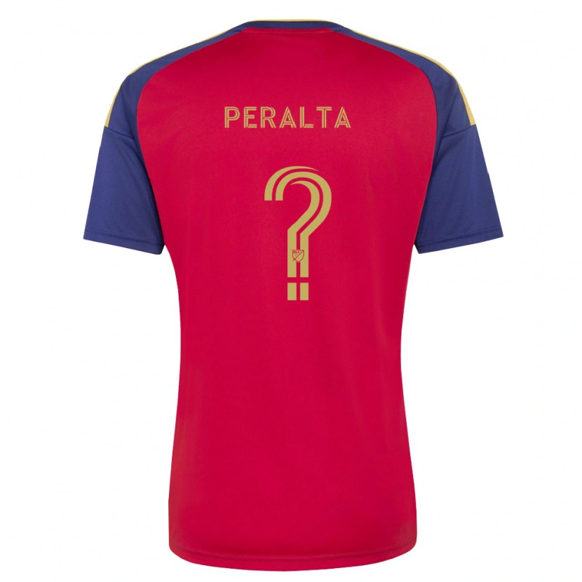 Danxen Mulher Camisola Hunter Peralta #0 Azul Real Marrom Vermelho Principal 2026/27 Camisa