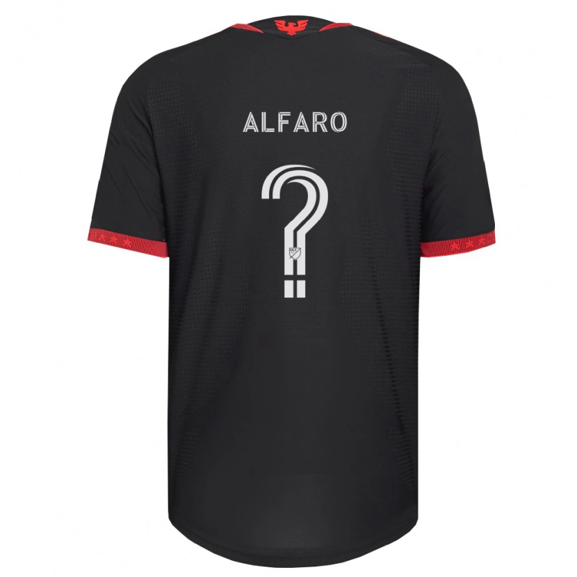 Danxen Mulher Camisola Antonio Alfaro #0 Preto Branco Vermelho Principal 2026/27 Camisa