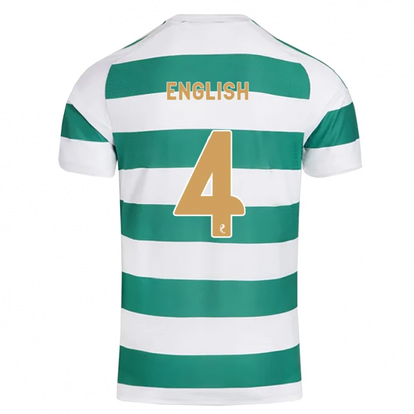 Danxen Mulher Camisola Isaac English #4 Ciano Escuro Branco Principal 2026/27 Camisa