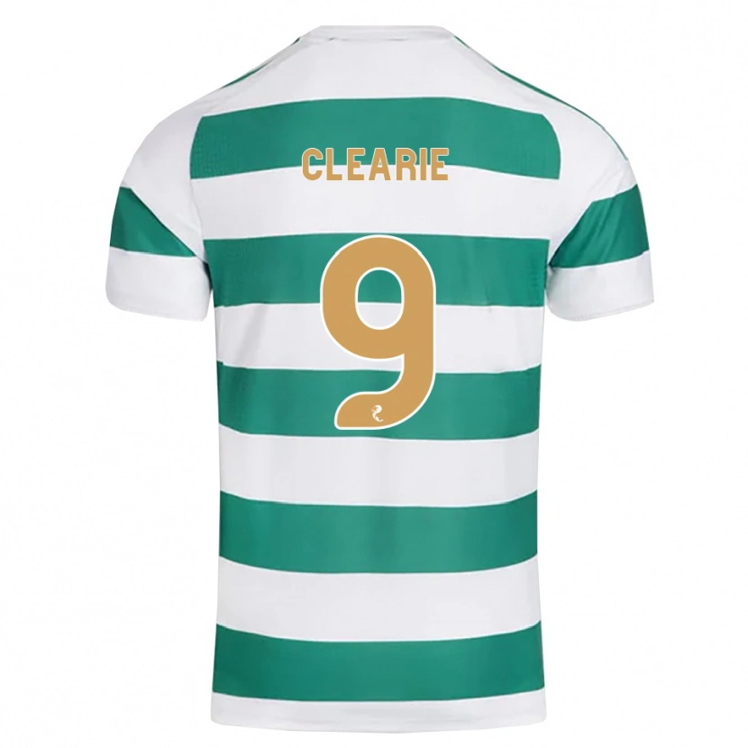 Danxen Mulher Camisola Lucas Clearie #9 Ciano Escuro Branco Principal 2026/27 Camisa