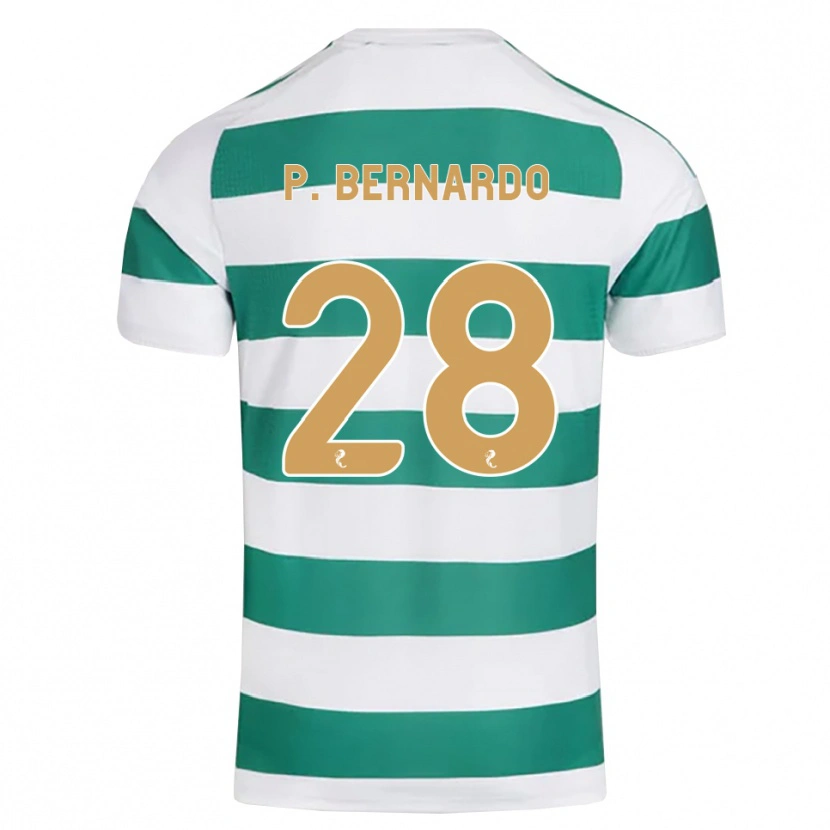 Danxen Mulher Camisola Paulo Bernardo #28 Ciano Escuro Branco Principal 2026/27 Camisa
