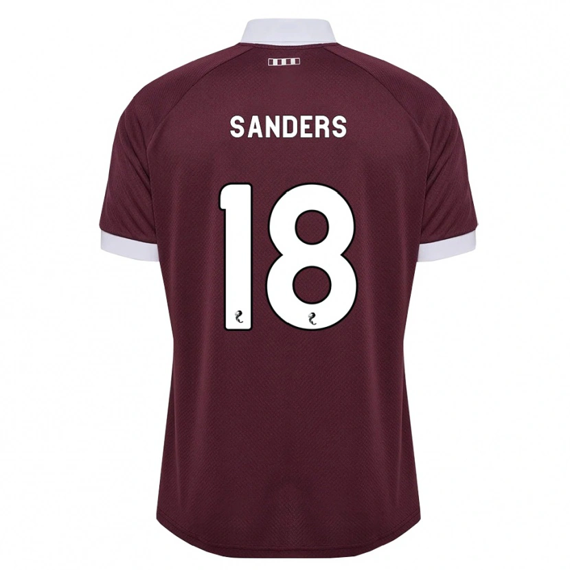 Danxen Mulher Camisola Charlie Sanders #18 Branco Borgonha Principal 2026/27 Camisa