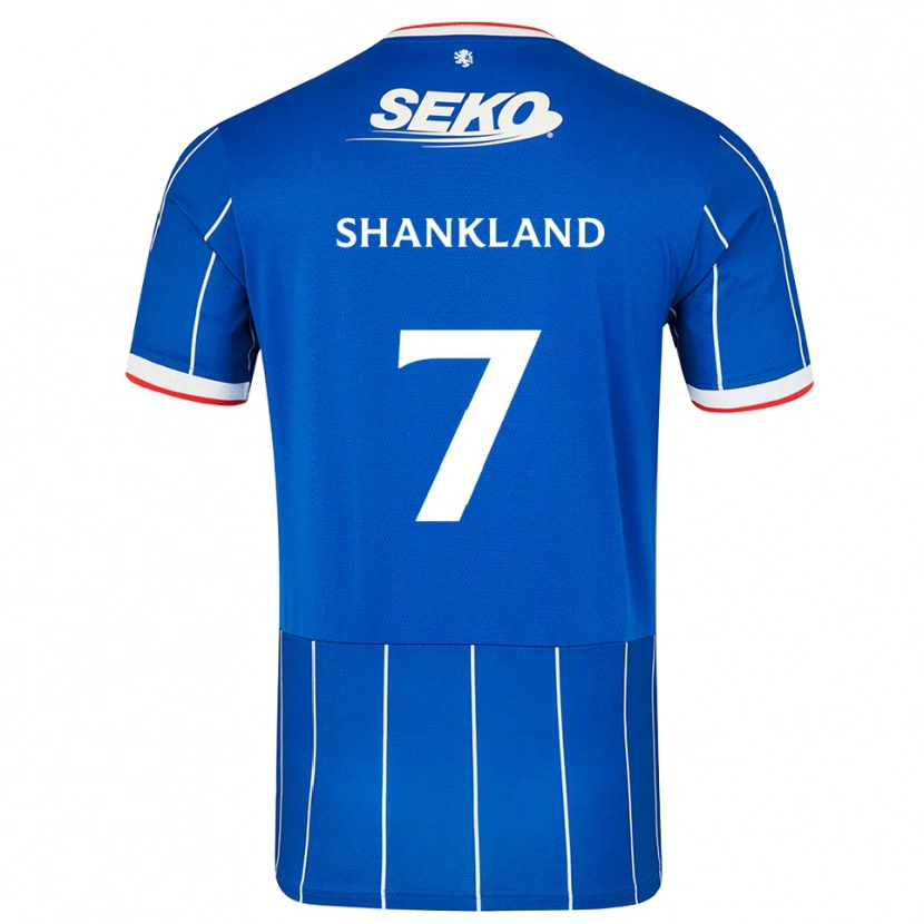 Danxen Mulher Camisola Lawrence Shankland #7 Vermelho Azul Branco Principal 2026/27 Camisa