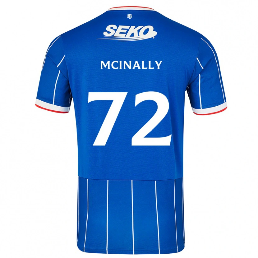 Danxen Mulher Camisola Darren Mcinally #72 Vermelho Azul Branco Principal 2026/27 Camisa