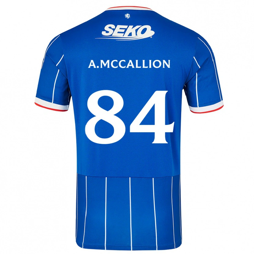 Danxen Mulher Camisola Aiden Mccallion #84 Vermelho Azul Branco Principal 2026/27 Camisa